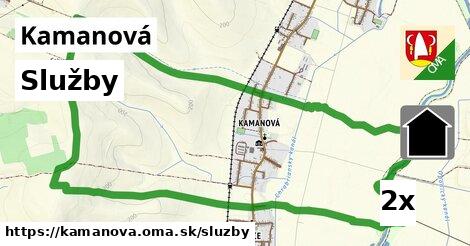 služby v Kamanová