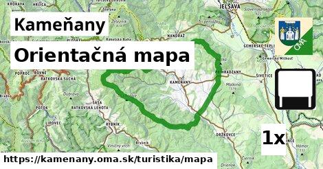 Orientačná mapa, Kameňany