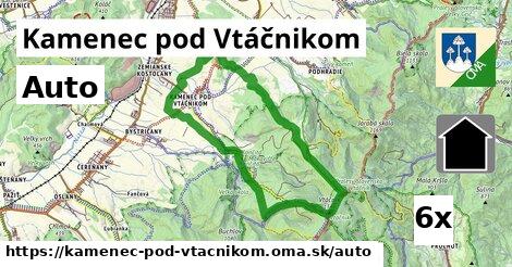 auto v Kamenec pod Vtáčnikom