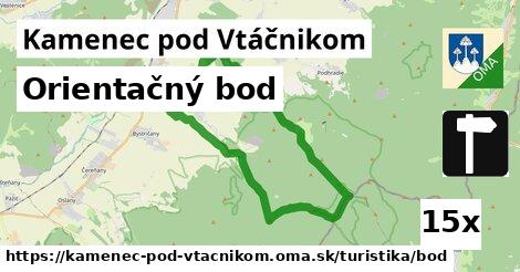 Orientačný bod, Kamenec pod Vtáčnikom