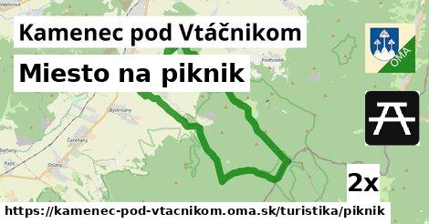 Miesto na piknik, Kamenec pod Vtáčnikom