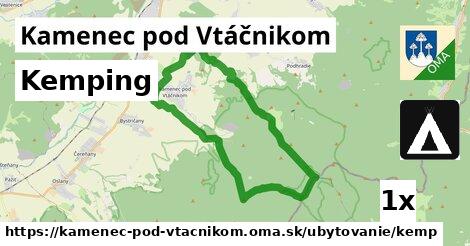 Kemping, Kamenec pod Vtáčnikom