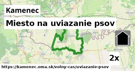 Miesto na uviazanie psov, Kamenec