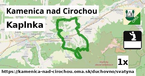 Kaplnka, Kamenica nad Cirochou