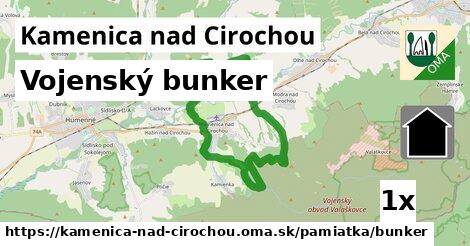 Vojenský bunker, Kamenica nad Cirochou