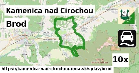 Brod, Kamenica nad Cirochou