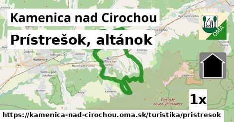 Prístrešok, altánok, Kamenica nad Cirochou