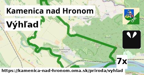 výhľad v Kamenica nad Hronom