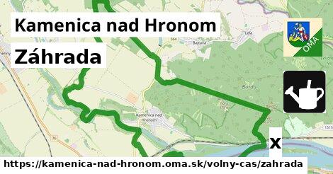 Záhrada, Kamenica nad Hronom