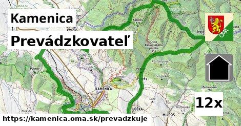 prevádzkovateľ v Kamenica