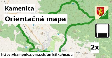 Orientačná mapa, Kamenica