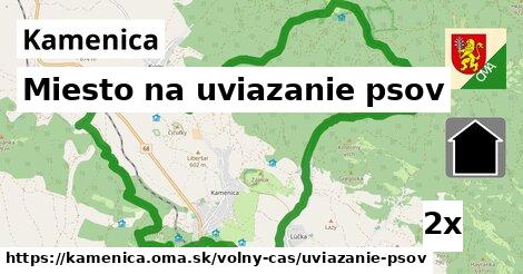 miesto na uviazanie psov v Kamenica