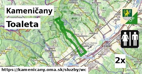 Toaleta, Kameničany