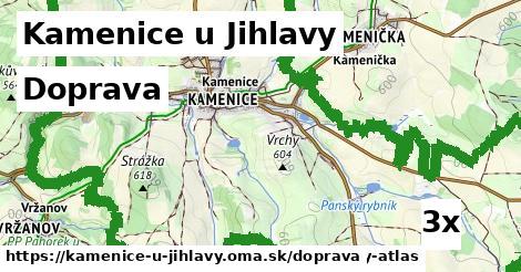 doprava v Kamenice u Jihlavy