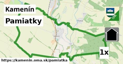 pamiatky v Kamenín