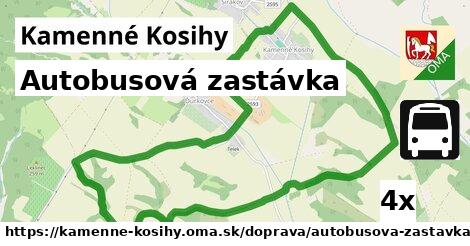 Autobusová zastávka, Kamenné Kosihy