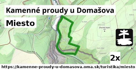 miesto v Kamenné proudy u Domašova