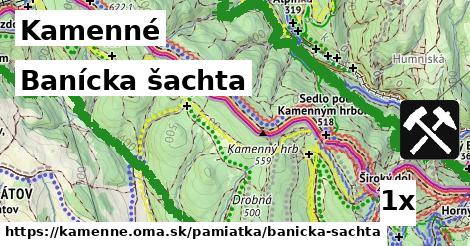 banícka šachta v Kamenné