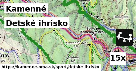 Detské ihrisko, Kamenné