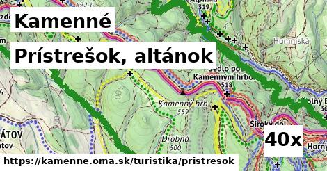 Prístrešok, altánok, Kamenné