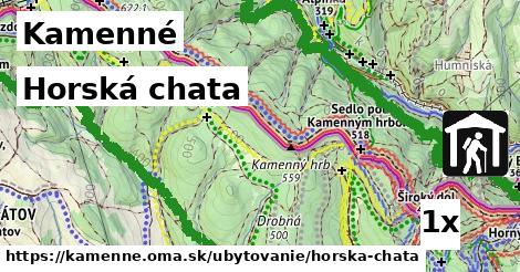 Horská chata, Kamenné