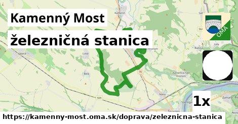 železničná stanica, Kamenný Most