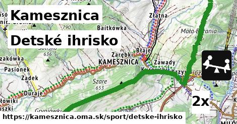 detské ihrisko v Kamesznica