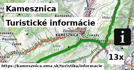 turistické informácie v Kamesznica