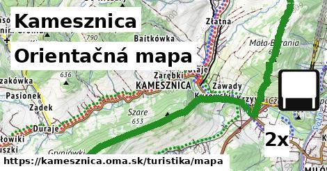 Orientačná mapa, Kamesznica