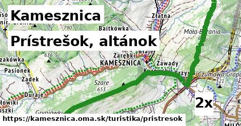 Prístrešok, altánok, Kamesznica