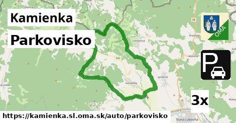 Parkovisko, Kamienka, okres SL