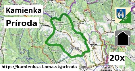 príroda v Kamienka, okres SL