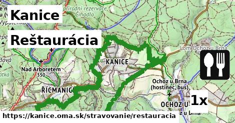Reštaurácia, Kanice