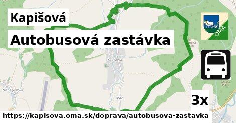 Autobusová zastávka, Kapišová