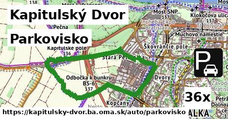 Parkovisko, Kapitulský Dvor