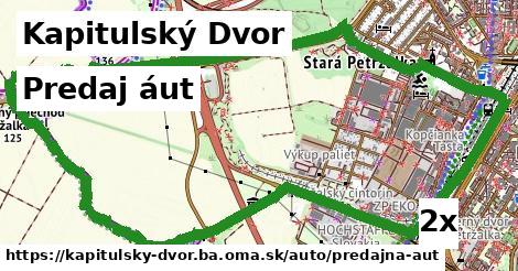 Predaj áut, Kapitulský Dvor