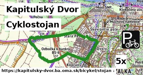 Cyklostojan, Kapitulský Dvor