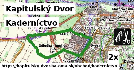 Kaderníctvo, Kapitulský Dvor