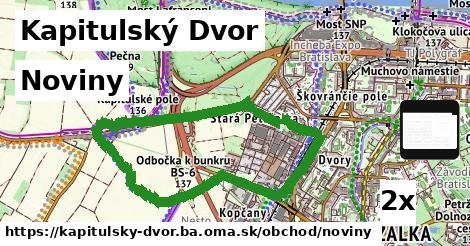 Noviny, Kapitulský Dvor