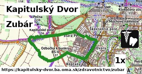 Zubár, Kapitulský Dvor