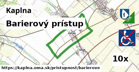 Barierový prístup, Kaplna