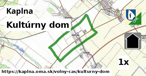 Kultúrny dom, Kaplna