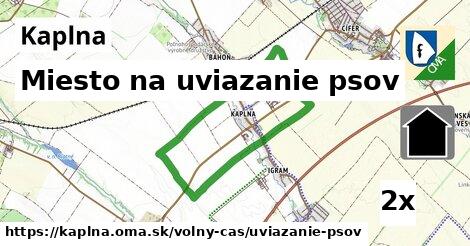 Miesto na uviazanie psov, Kaplna