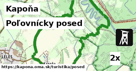 Poľovnícky posed, Kapoňa