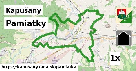 pamiatky v Kapušany