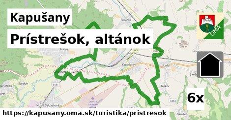 Prístrešok, altánok, Kapušany