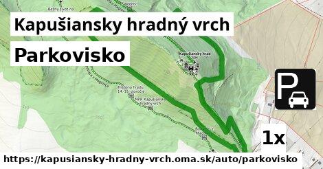 Parkovisko, Kapušiansky hradný vrch