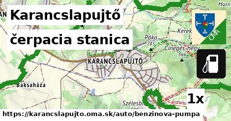 čerpacia stanica, Karancslapujtő