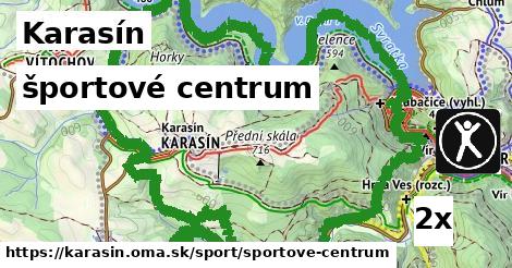 športové centrum v Karasín