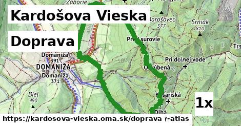 doprava v Kardošova Vieska